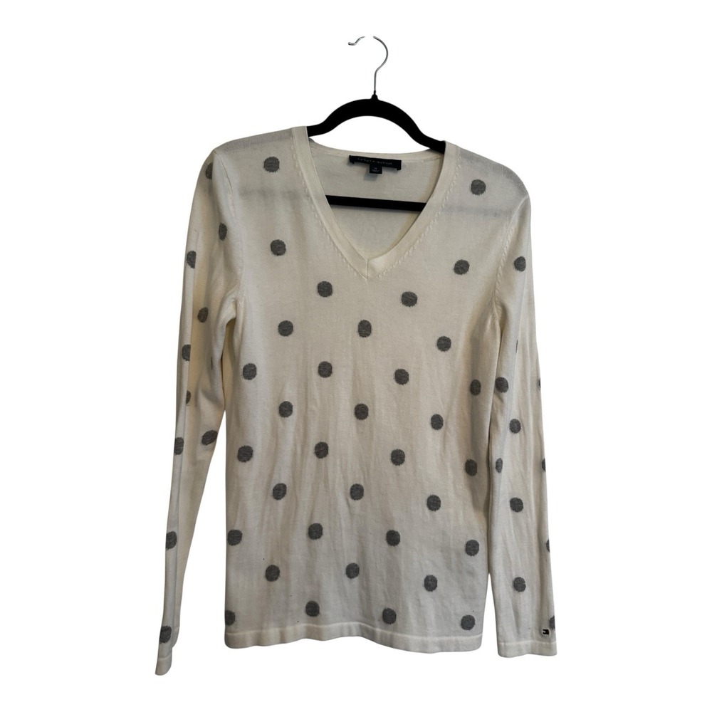 Tommy Hilfiger Women's Knit Sweater Long Sleeve‎ Vintage 90s Y2K Size M